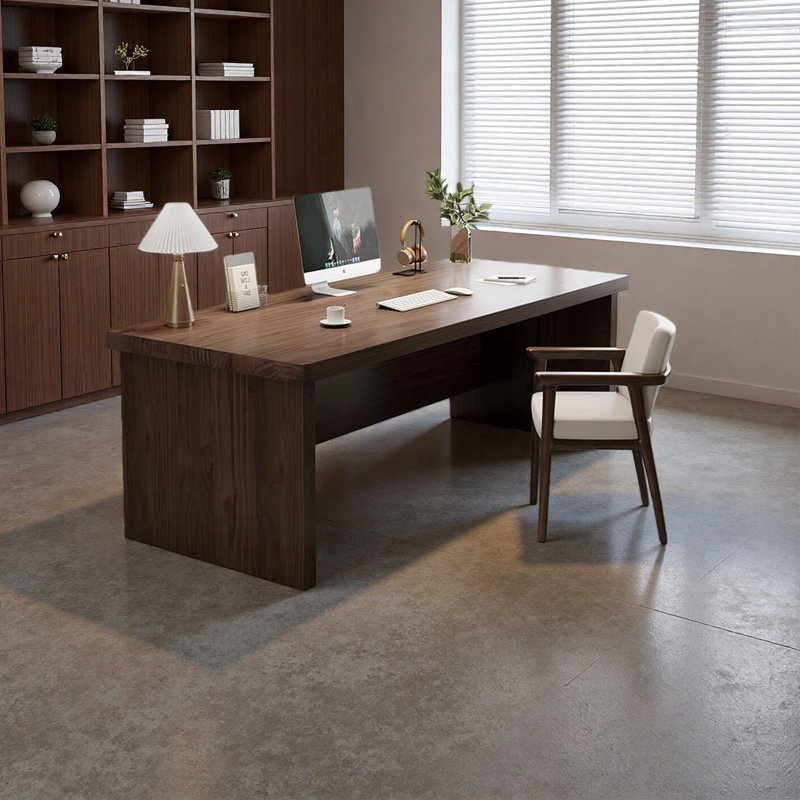 Simple style office desk, 29.53" H x 55.12" W x 27.56" D