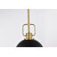 Luminaire suspendu sphère 1 lumière Wheelersburg-88590721