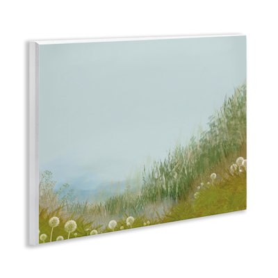 Plaque murale Misty Meadow Hill, design par Renel Peters