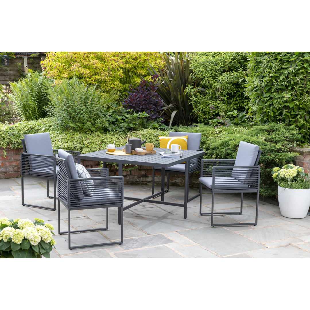 Iberis Sheringham Aluminium & Rope Cube Set