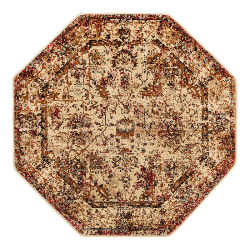 Alameda Geometric Indoor Rug, Octagon 3'1"
