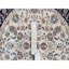 Tapis oriental blanc perle 3 pi 3 po x 3 pi 3 po Nain