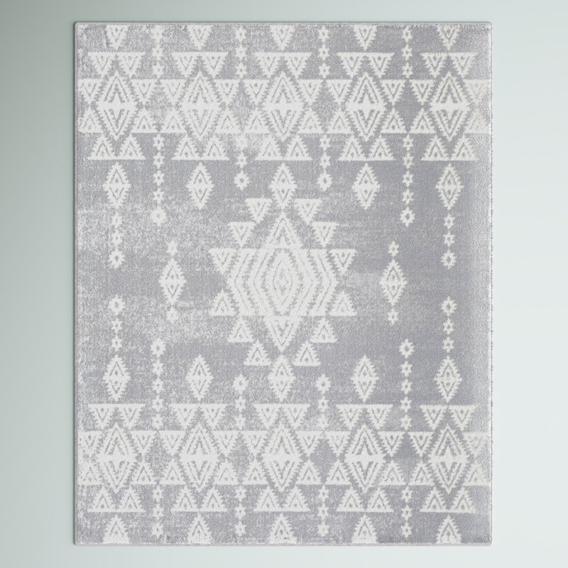 Joscha Vintage Platinum Nova Area Rug, Rectangle 2'6" x 4'