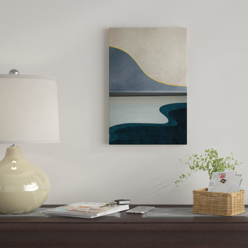 «Minimal Landscape V», reproduction sur toile, H 18 po x l 12 po x P 1,5 po, Toile tendue, Pas de tapis