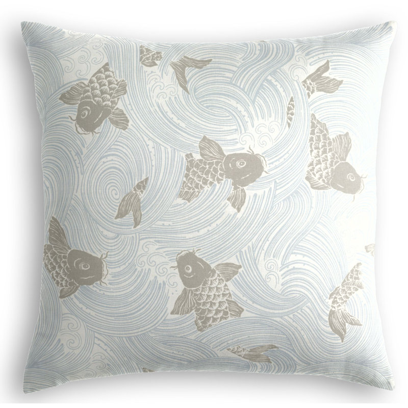 Stream Up Square Pillow Cover & Insert, 24" x 24"