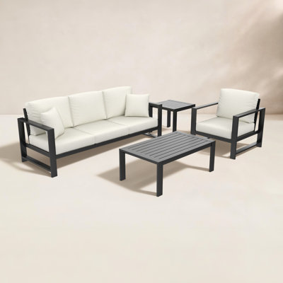 Dulcie 4-Person Seating Set With Sunbrella® Cushions