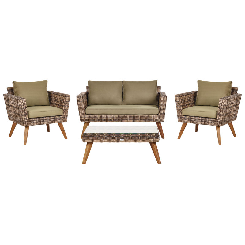 Outdoor Cushion Cover Set VITTORIA, Olive Green