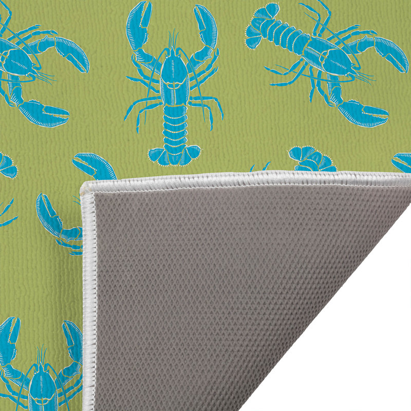 Paillasson Lobster, Limette, L 21 po x L 34 po