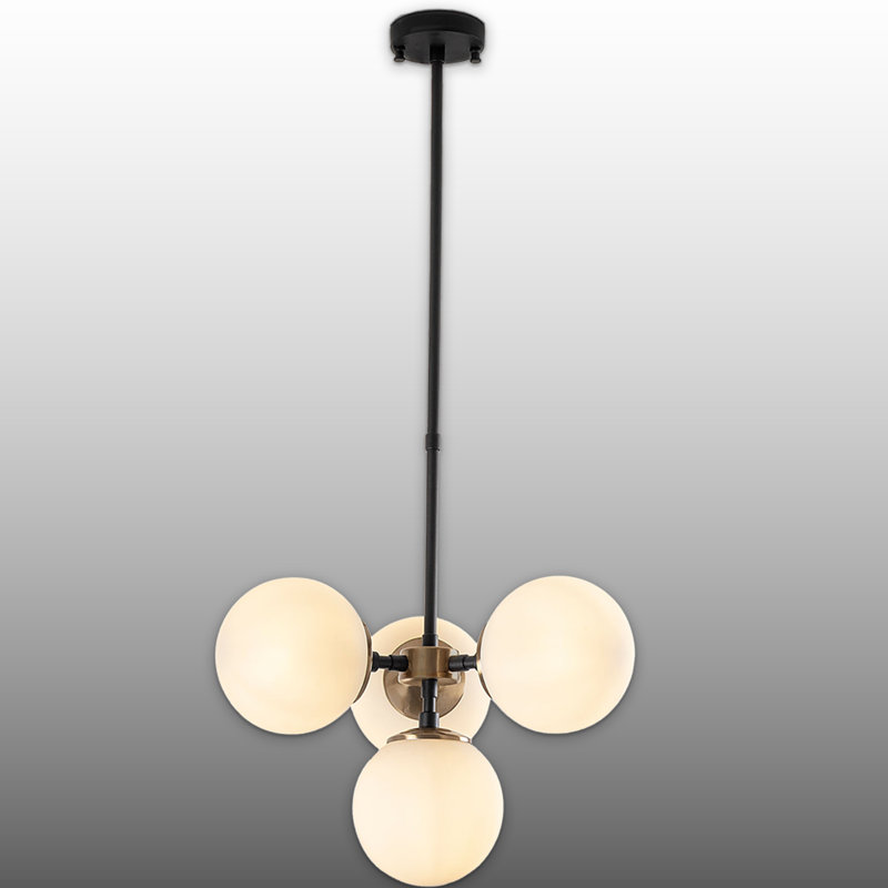 Lustre moderne réglable en métal
