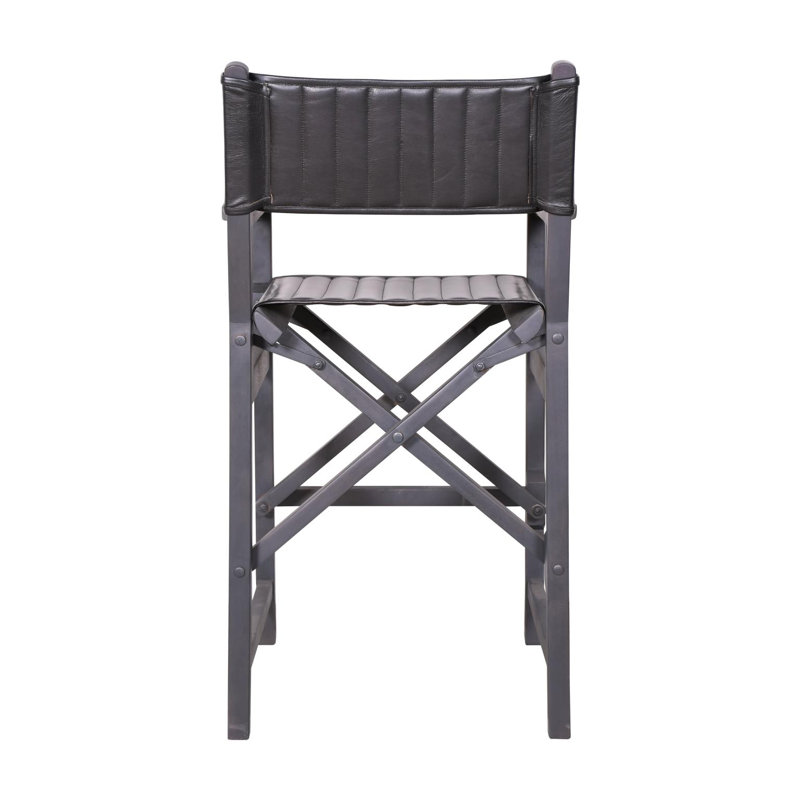 Gibrian Upholstered Armchair, 42.5'' H x 22.5'' W x 22'' D, Black