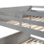 Lit superposé double au-dessus de double avec lit gigogne simple-1673405648