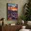 Desert at Dusk Landscape - Wrapped Canvas-853108301-853108306