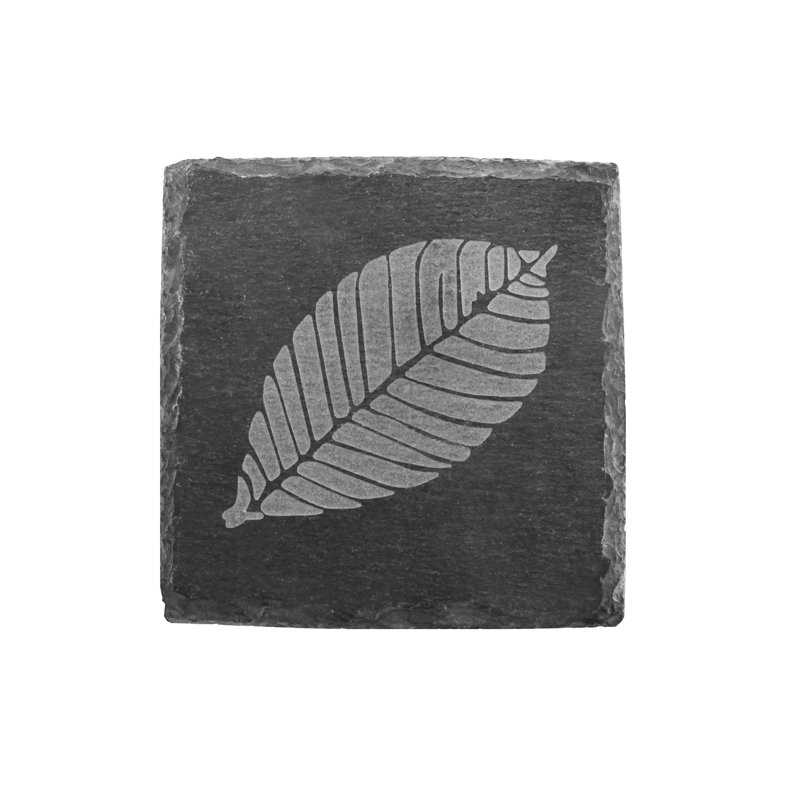 Stoneware Square 4 Piece Coaster Set