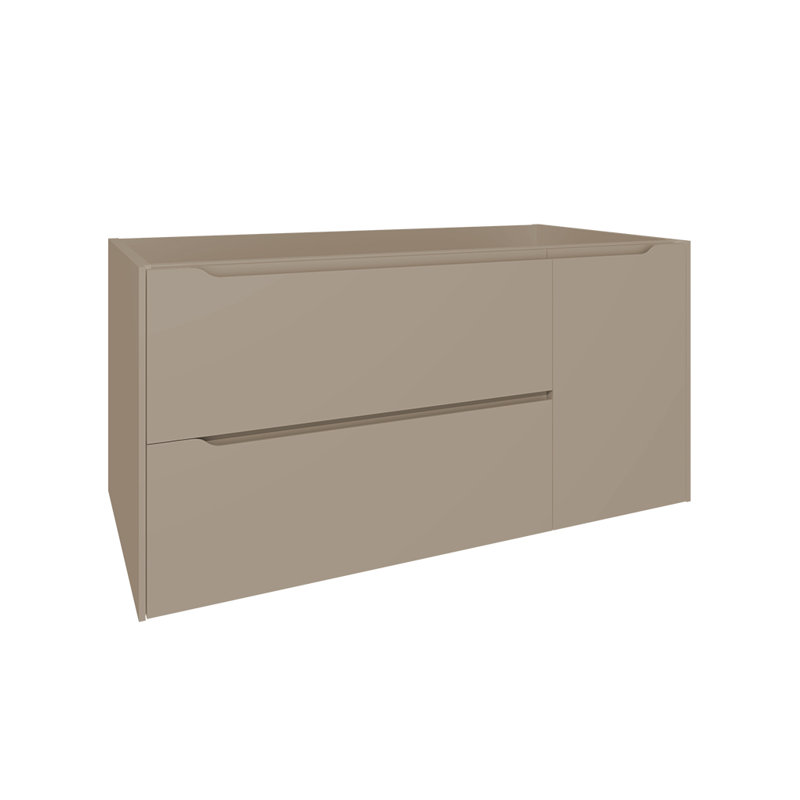 Base de meuble-lavabo simple Cenit 40 seulement, Moka
