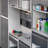 Modular - Resin Modular Cupboard With Rolling Door And Shelves