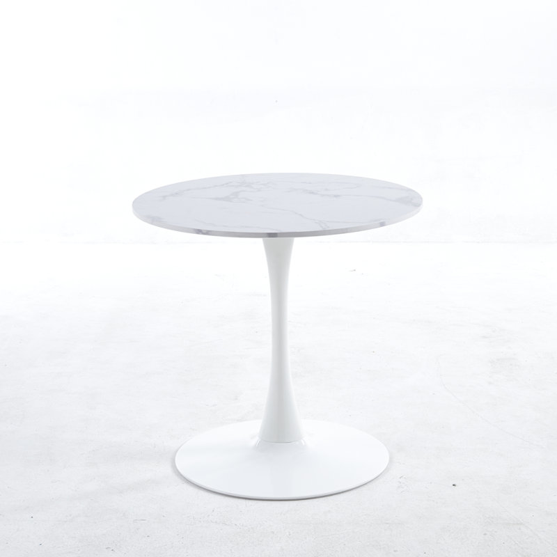 Elegant Marble Mdf Dining Table Stylish Kitchen Workspace