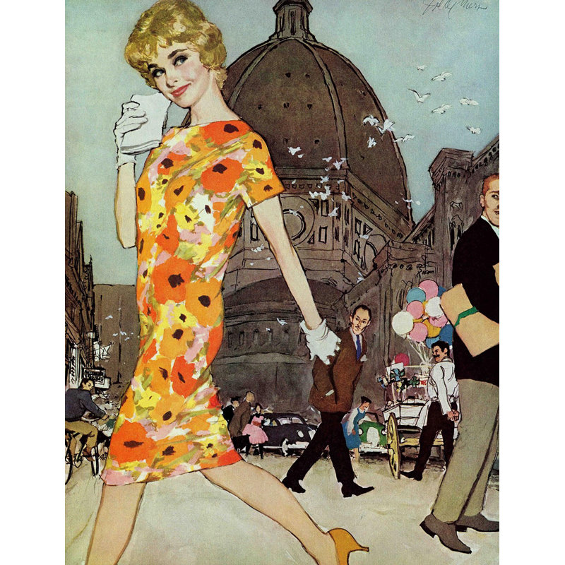 The Stranded Blonde Print on Wrapped Canvas, 52" H x 40" W