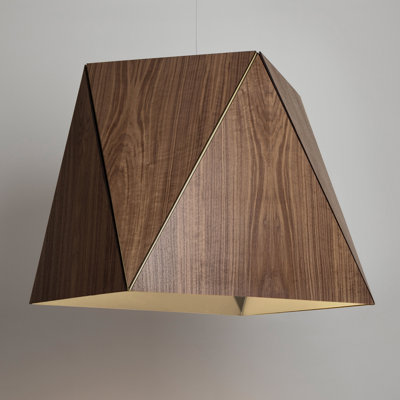 Lustre géométrique unique à 4 lumières Calx