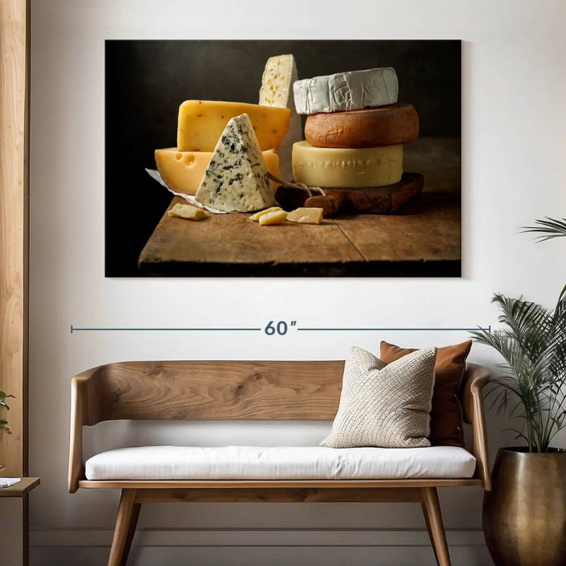 Variété de fromages Yarlin, H 34 po x l 51 po
