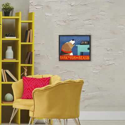 Cadre flottant Bark'n For No Raison, design par Stephen Huneck