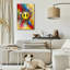 «Smiley Face» par Rey Klimt, art mural en verre acrylique-586887711