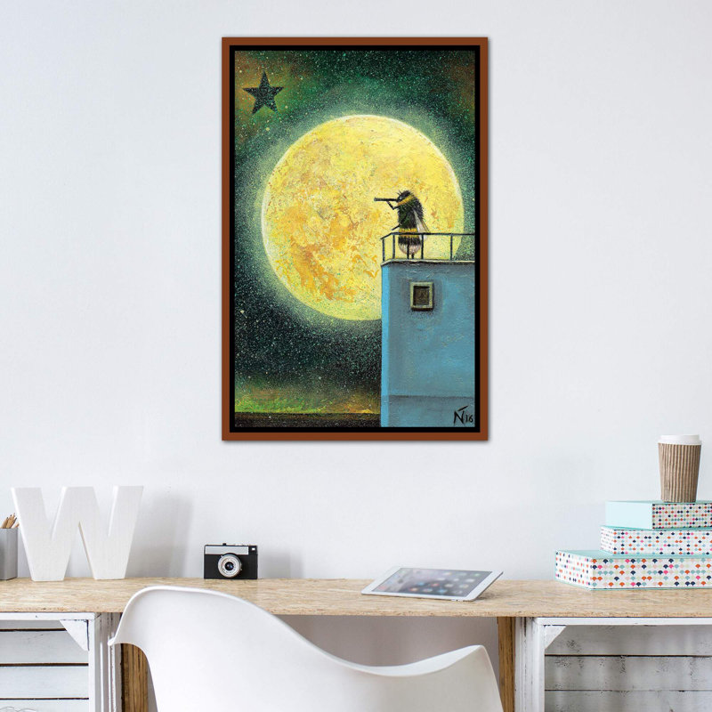 Across the Universe par Neil Thompson - impression d'art graphique, H 40 po x l 26 po x P 1,5 po