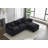 Majuma Chenille Fabric Upholstered 3-Seater Sofa with Ottoman-413129742