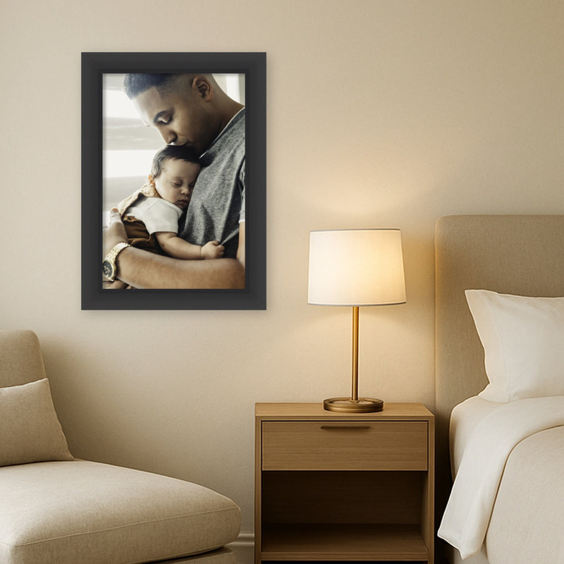 Cadre photo incliné, Noir incliné, 20x30
