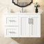 Meuble-lavabo moderne en bois massif Elegant Storage Solution