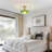 Maemi Vintage Semi-flush Mount Ceiling Light,petal Glass For Living Room-190285406