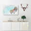 A Trio Of Hot Air Balloons In Abstract - Wrapped Canvas-55301085