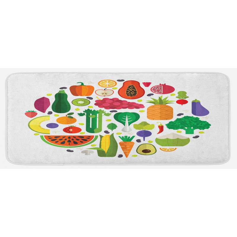 Tapis de cuisine à légumes
