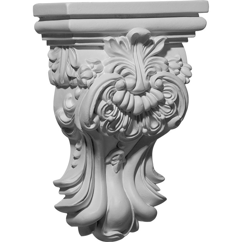 Primed White Polyurethane Hillsborough Decorative Corbel