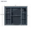 Meuble-lavabo de 36 po avec lavabo supérieur, armoire à miroir, armoire de rangement moderne avec 2 portes à fermeture douce et 2 tiroirs, meuble-lavabo simple-370580463