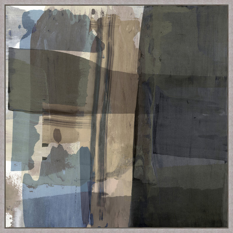 «Tonal Layers 1» par Thom Filicia - peinture sur toile à cadre flottant