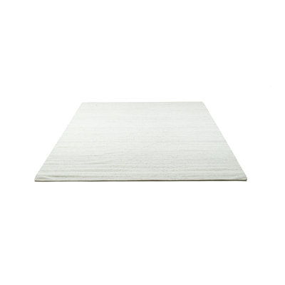 Rectangular Geometric Wool Hand Woven Area Rug