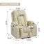 Fauteuil inclinable avec massage vibrant à 8 points et chauffage lombaire, port de chargement USB, porte-gobelets-2127583116