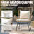 Isabelle Outdoor Lounge Chair with Cushion (Set of 2)