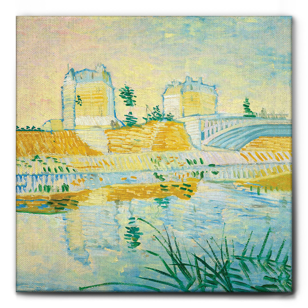 Kunstdruck Die Brücke von Clichy von Vincent Van Gogh