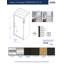 Kinkade 32.75 - 33.25 in. W x 72 in. H Frameless Hinged Shower Door-92829944