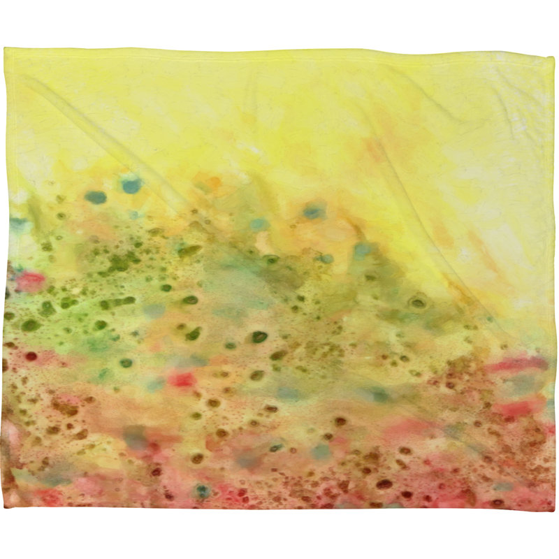 Rosie Brown Knitted Throw Blanket, Medium