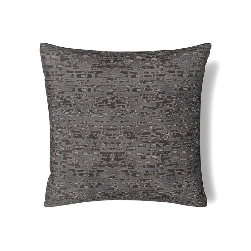 Delphi Jacquard Pillow Sham, Euro, Steel