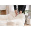 Fauteuil à café avec tissu doux, housse fixe ergonomique, largeur de 37 po-529577100