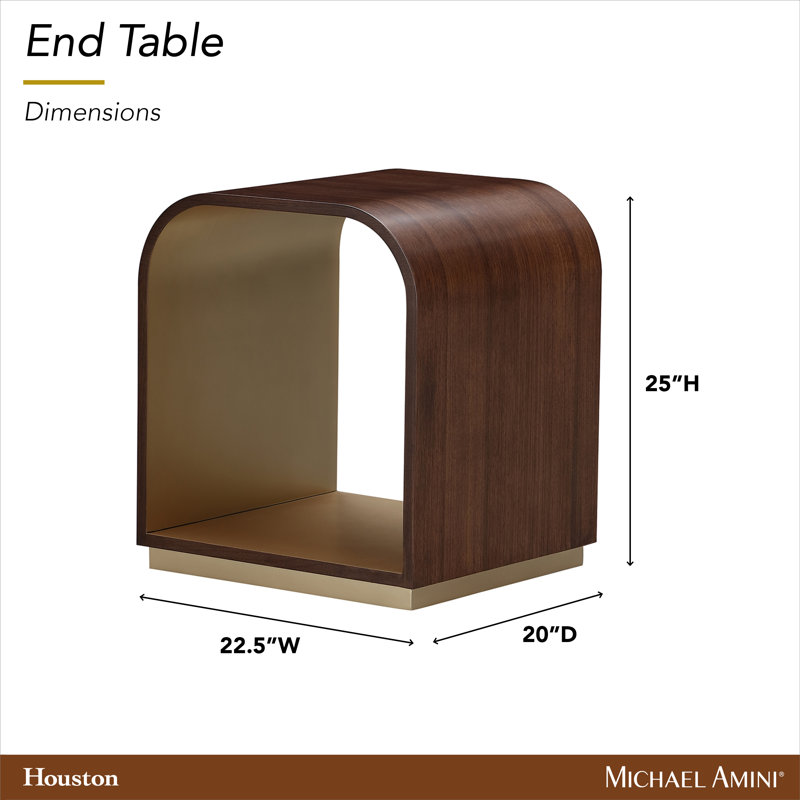 Houston End Table - Walnut