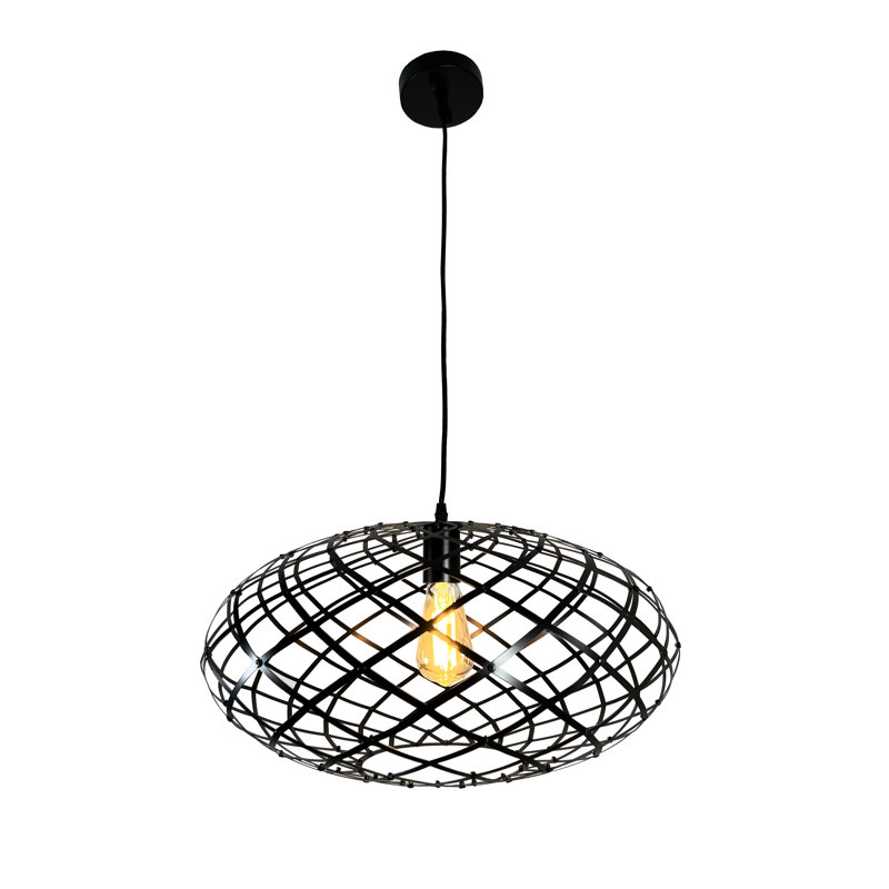 Luminaire suspendu ovale 1 lumière Linares