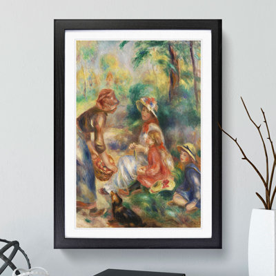 Apple Vendor by Pierre-Auguste Renoir - Picture Frame Painting