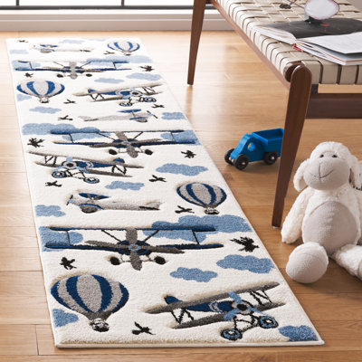 Akaki Performance Graphic Print & Text Rug