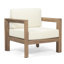 Chaise d'extérieur avec coussins Kesia