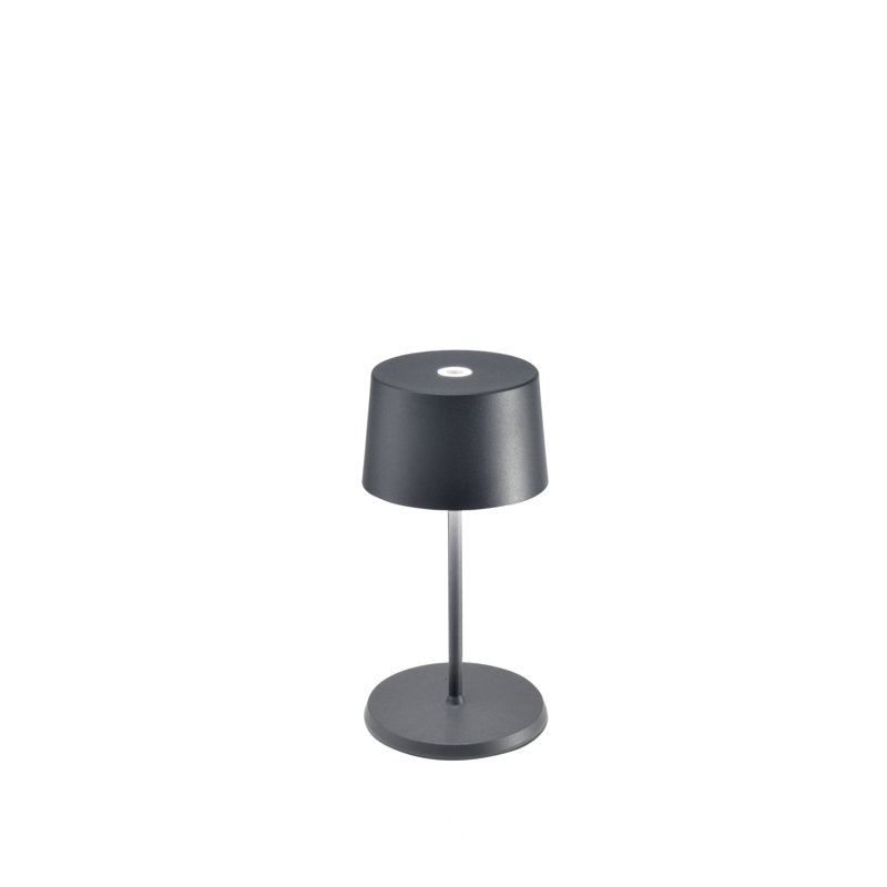 Olivia Pro Mini Table Lamp, Dark Gray
