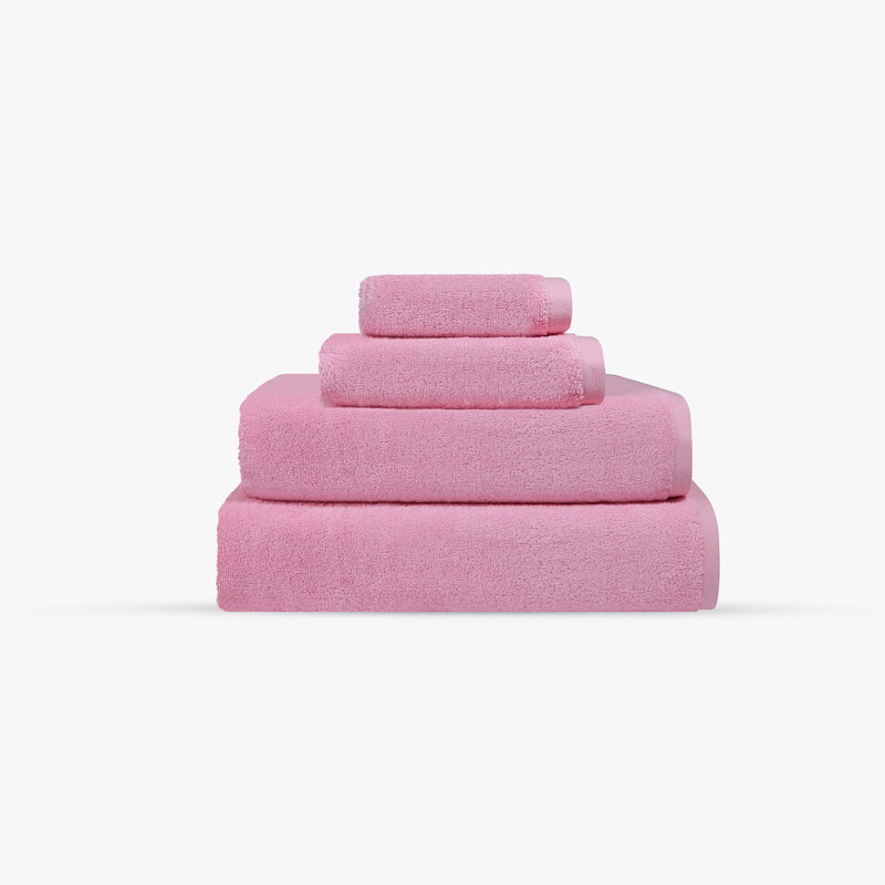 Ensemble de 2 serviettes de bain Mac, Rose